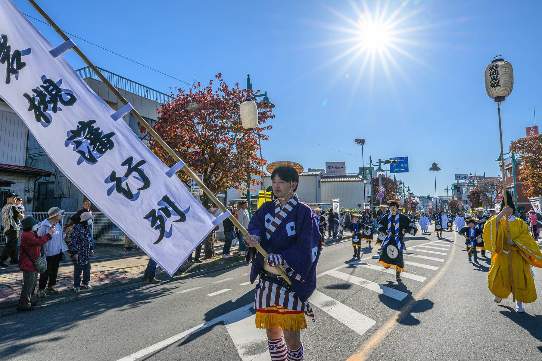 城下町岩槻鷹狩り行列【八雲神社（日光御成道）〜岩槻小学校｜さいたま市岩槻区】 | フォトさいたま