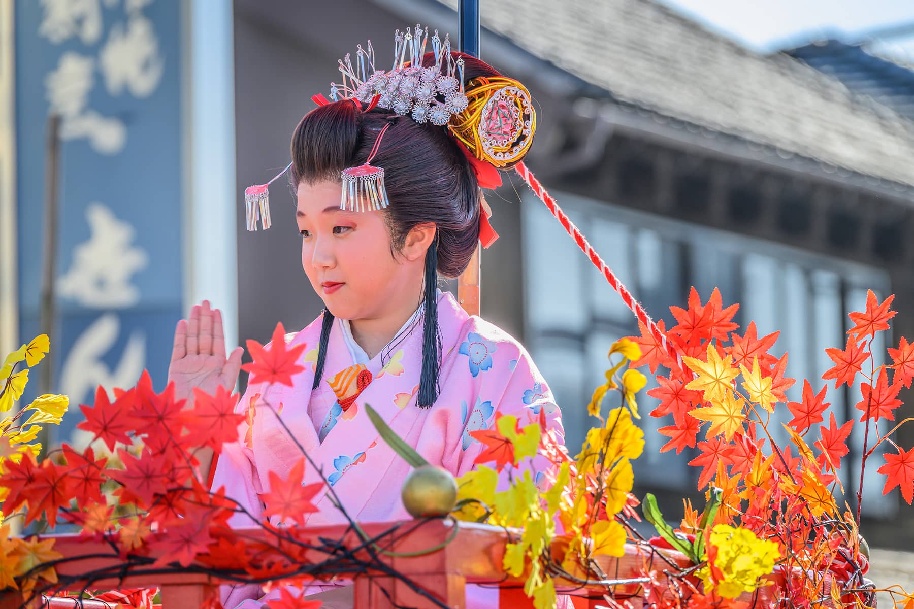 城下町岩槻鷹狩り行列【八雲神社（日光御成道）〜岩槻小学校｜さいたま市岩槻区】 | フォトさいたま